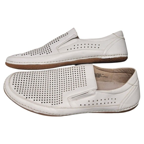Stacy Adams Northshore Perforated Loafers Lambskin Lining Size 14 main image 7